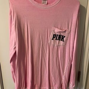 pink long sleeve